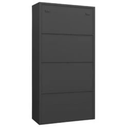 VidaXL Lockerkast 90x40x180 Cm Staal Antracietkleurig 9 VidaXL Lockerkast 90x40x180 Cm Staal Antracietkleurig -Woonmeubelwinkel 091b4905a5a7496aaab740eb6542a2ff