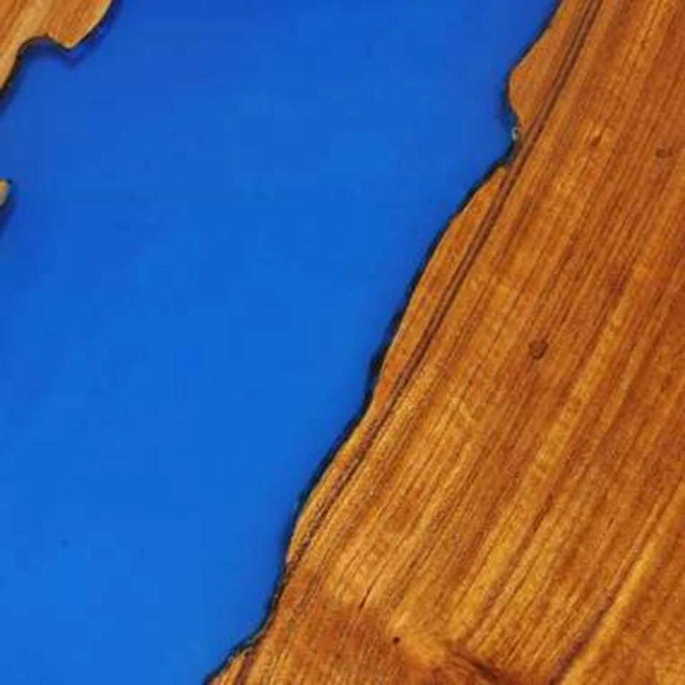 VidaXL Wandtafel 100x35x75 Cm Teakhout En Hars 4 VidaXL Wandtafel 100x35x75 Cm Teakhout En Hars - Afbeelding 2