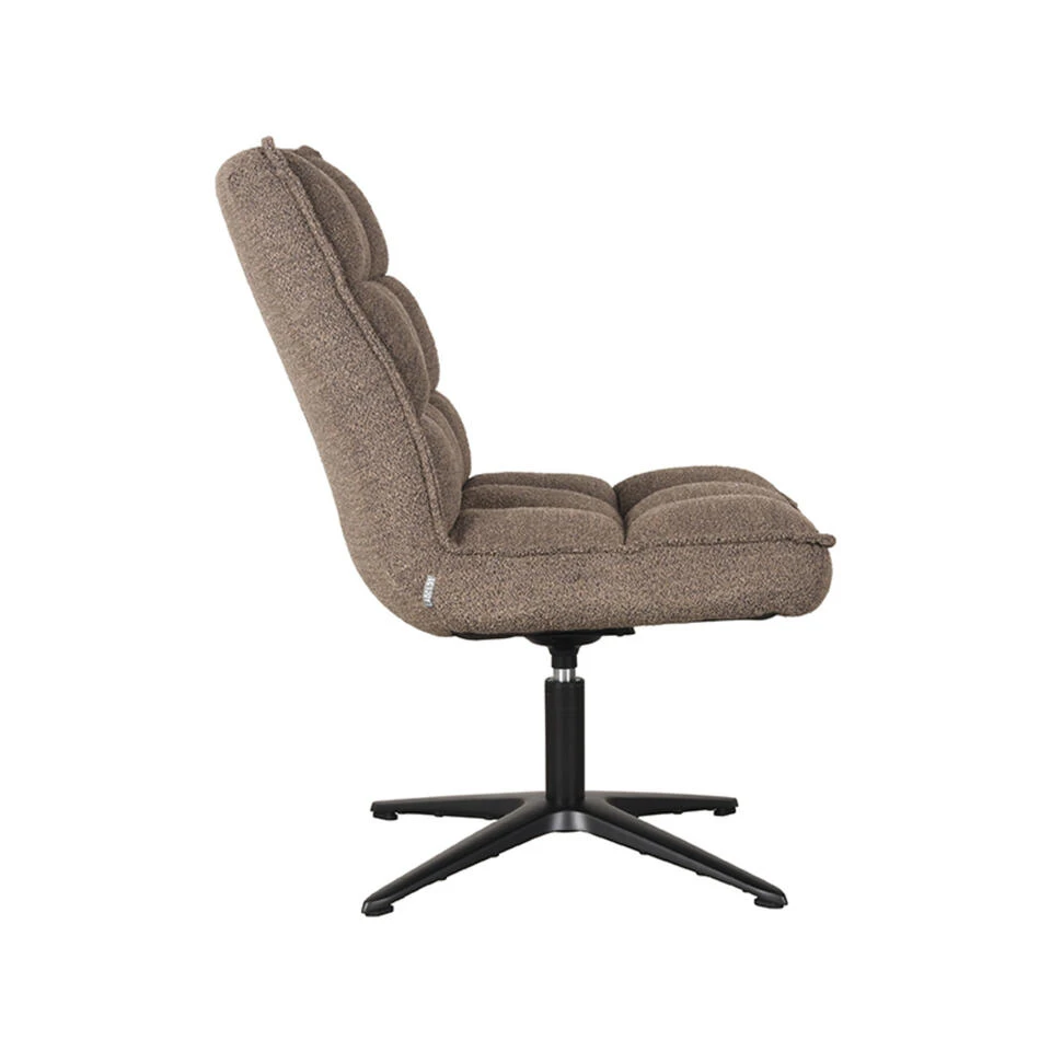 LABEL51 Fauteuil Vince - Bruin - Boucle 5 LABEL51 Fauteuil Vince - Bruin - Boucle - Afbeelding 3