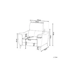 Beliani Fauteuil NARWIK - Bruin Kunstleer, Leer -Woonmeubelwinkel 0fc1815d8ca247628e7ebd83bff4a409