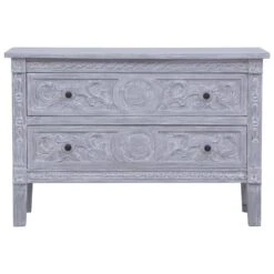 VidaXL Dressoir Met 2 Lades 90x30x60 Cm Massief Mahoniehout 9 VidaXL Dressoir Met 2 Lades 90x30x60 Cm Massief Mahoniehout -Woonmeubelwinkel 1000005706 0103