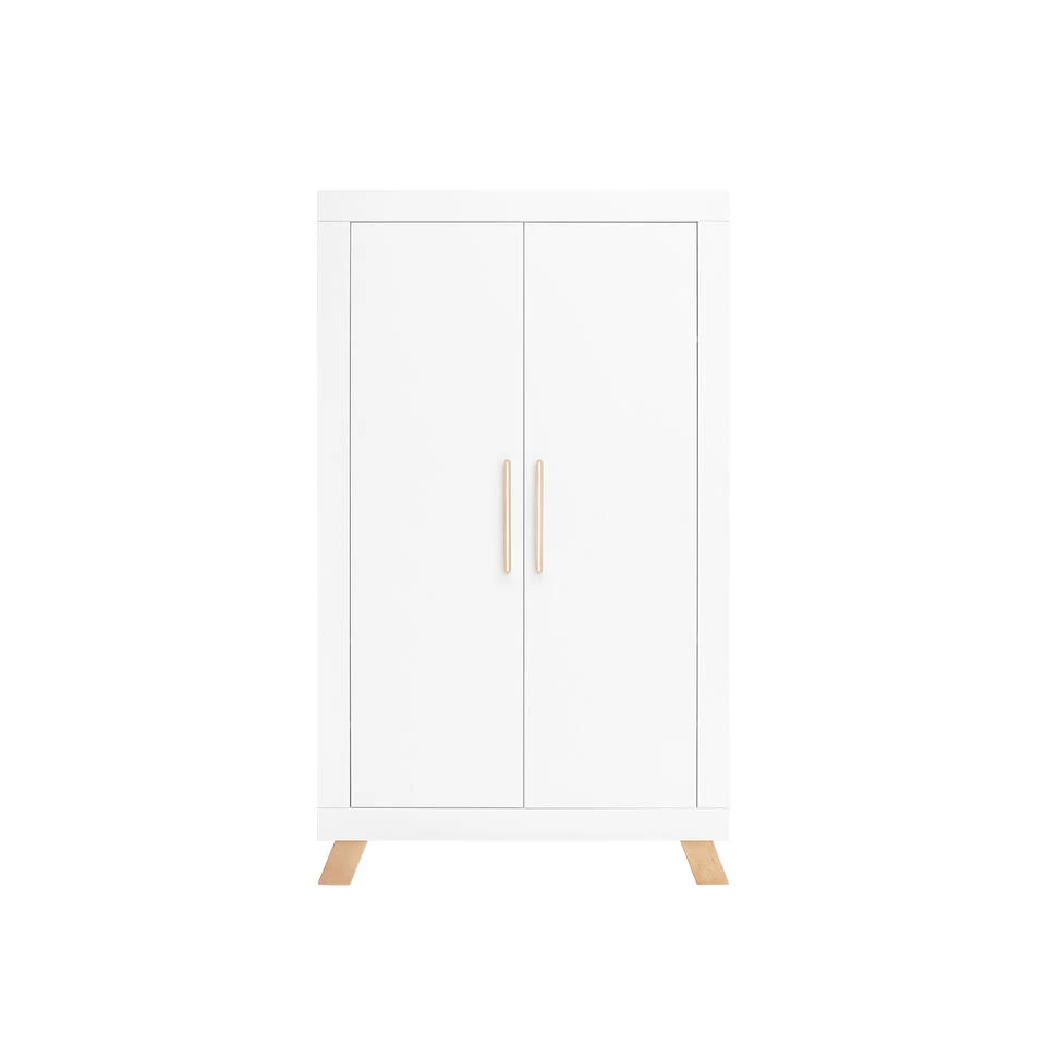 Bopita Lisa 2-deurskast - Wit/Naturel 3 Bopita Lisa 2-deurskast - Wit/Naturel