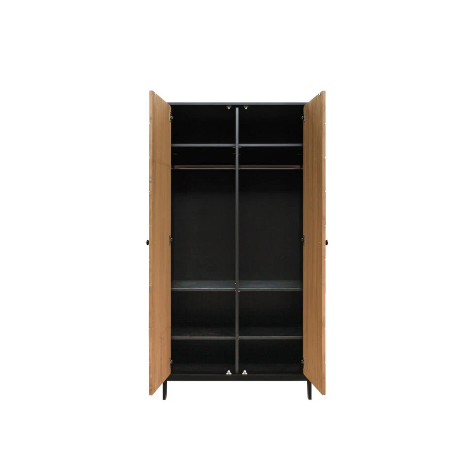 Bopita Job 2-deurskast - Vintage Honey 4 Bopita Job 2-deurskast - Vintage Honey - Afbeelding 2