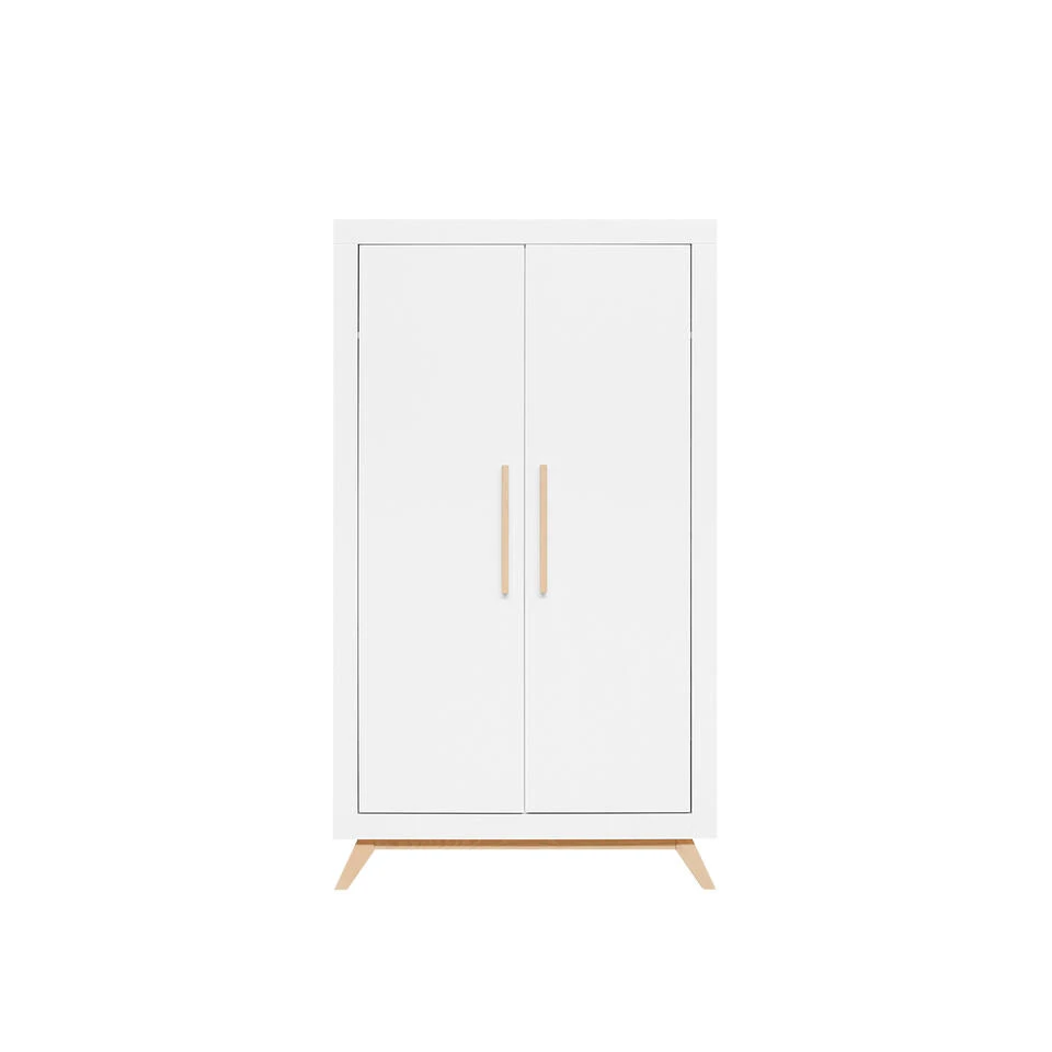 Bopita Fenna 2-deurskast - Wit/Naturel 3 Bopita Fenna 2-deurskast - Wit/Naturel
