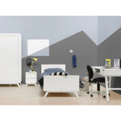 Bopita Anne 3-deurskast - Wit -Woonmeubelwinkel 1000006482 0103