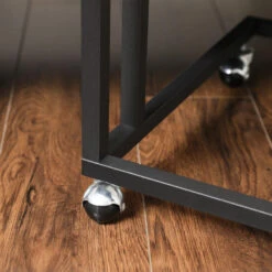 O'DADDY® Bijzettafels – Met Wielen En Pootjes - 50x35x55 - Mangohout -Woonmeubelwinkel 1000012532 0110