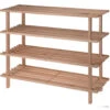 Merkloos Schoenenrek - Hout - 4-laags - 77 X 26 X 65 Cm 1 Merkloos Schoenenrek - Hout - 4-laags - 77 X 26 X 65 Cm -Woonmeubelwinkel 1000021643