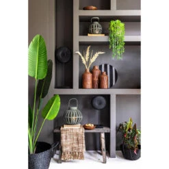 Bankje Sanso - Hout - 80x27x44cm -Woonmeubelwinkel 1000022684 0110