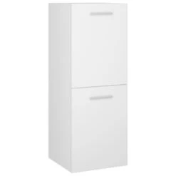 VidaXL Badkamermeubelset Spaanplaat Wit -Woonmeubelwinkel 1000025736 0103