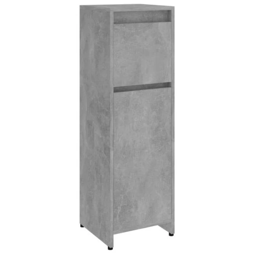 VidaXL Badkamerkast 30x30x95 Cm Spaanplaat Betongrijs