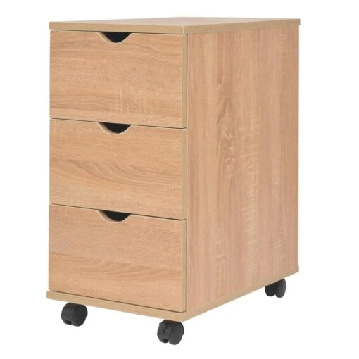 VidaXL Ladekast 33x45x60 Cm Eikenkleur