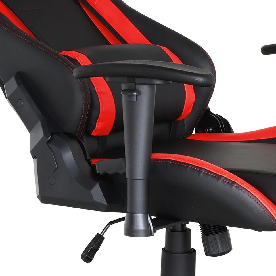 Gamestoel Power - Zwart / Rood 6 Gamestoel Power - Zwart / Rood - Afbeelding 4