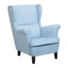 Beliani Oorfauteuil ABSON - Blauw Polyester -Woonmeubelwinkel 1000027783