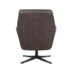 LABEL51 Fauteuil Tod - Antraciet - Microfiber -Woonmeubelwinkel 1000028430 0103