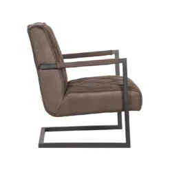 LABEL51 Fauteuil Denmark - Antraciet - Microfiber -Woonmeubelwinkel 1000028437 0102