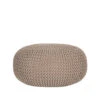 LABEL51 Poef Knitted - Beige - Katoen - L 2 LABEL51 Poef Knitted - Beige - Katoen - L -Woonmeubelwinkel 1000028486
