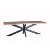 Brix - Eetkamertafel Brix Sturdy - Spider - 200 Cm - Mangohout - Bruin 1 Brix - Eetkamertafel Brix Sturdy - Spider - 200 Cm - Mangohout - Bruin -Woonmeubelwinkel 1000028815