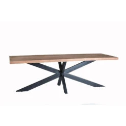 Brix - Eetkamertafel Brix Sturdy - Spider - 200 Cm - Mangohout - Bruin