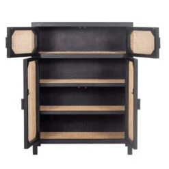 Giga Meubel Opbergkast Webbing Naturel/Zwart - 90x40x120cm - Kast Novi 8 Giga Meubel Opbergkast Webbing Naturel/Zwart - 90x40x120cm - Kast Novi -Woonmeubelwinkel 1000031010 0102