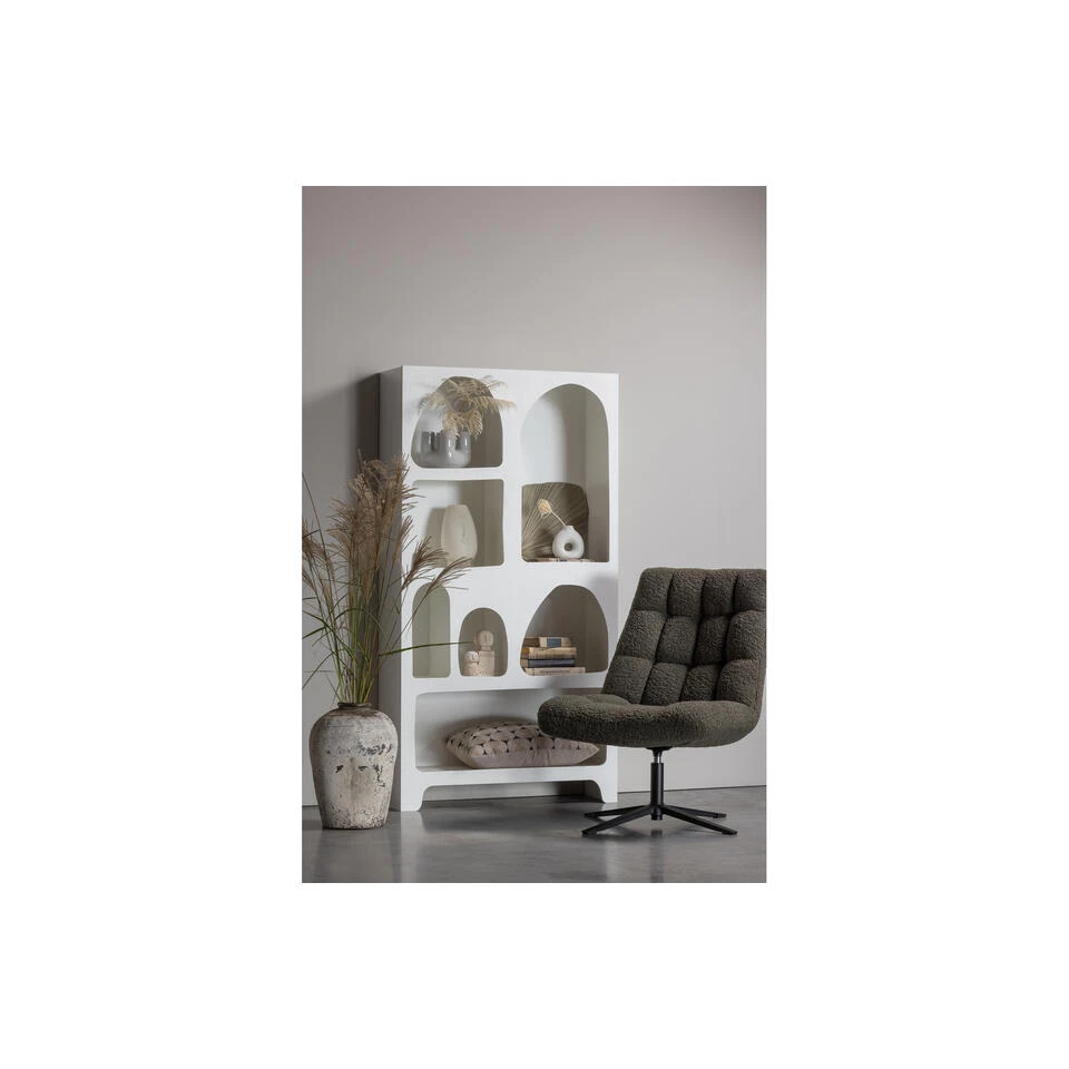 WOOOD Job Draaifauteuil - Teddy - Groen - 101x70x85 4 WOOOD Job Draaifauteuil - Teddy - Groen - 101x70x85 - Afbeelding 2