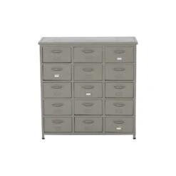 Giga Meubel Ladekast Stone 15 Laden - Metaal - 88x40x88cm