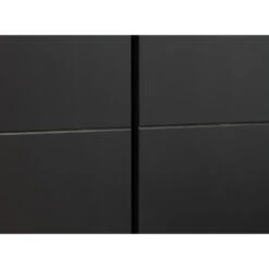 Bopita Nora 2-deurskast - Mat Zwart/Naturel -Woonmeubelwinkel 1000033033 0103