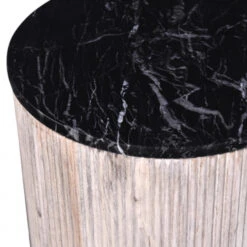 Bijzettafel Marmer Bruin - Hout - 40x40x55cm - Glitzie - Giga Meubel 9 Bijzettafel Marmer Bruin - Hout - 40x40x55cm - Glitzie - Giga Meubel -Woonmeubelwinkel 1000038579 0103