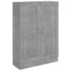 VidaXL Boekenkast 82,5x30,5x115 Cm Spaanplaat Betongrijs -Woonmeubelwinkel 1000038835