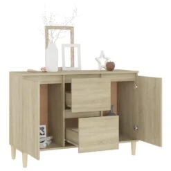VidaXL Dressoir 103,5x35x70 Cm Spaanplaat Sonoma Eikenkleurig -Woonmeubelwinkel 1000038927 0102