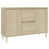 VidaXL Dressoir 103,5x35x70 Cm Spaanplaat Sonoma Eikenkleurig -Woonmeubelwinkel 1000038927