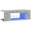 VidaXL Tv-meubel Met LED-verlichting 90x39x30 Cm Betongrijs