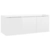 VidaXL Tv-meubel 80x34x30 Cm Spaanplaat Hoogglans Wit -Woonmeubelwinkel 1000041899