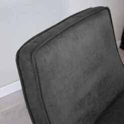 Industriële Fauteuil Antraciet Lowen Eco Leer - Leder - Grijs -Woonmeubelwinkel 1000042008 0103