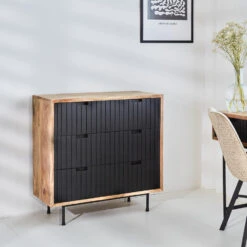 Industriële Ladekast Felix Zwart Mangohout 90x90 Cm 40x90x90 Cm Mangohout 8 Industriële Ladekast Felix Zwart Mangohout 90x90 Cm 40x90x90 Cm Mangohout -Woonmeubelwinkel 1000042294 0102