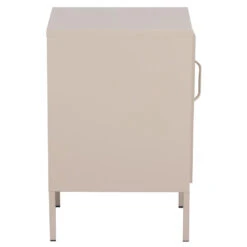 Giga Meubel Nachtkastje Metaal Taupe - Locker Kast - 35x46x72cm -Woonmeubelwinkel 1000044063 0103