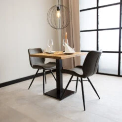 Industriële Bistrotafel 90x90 Vierkant Metaal Mangohout 90x90x73 Cm 7 Industriële Bistrotafel 90x90 Vierkant Metaal Mangohout 90x90x73 Cm -Woonmeubelwinkel 1000047811 0101