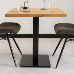 Industriële Bistrotafel 90x90 Vierkant Metaal Mangohout 90x90x73 Cm 8 Industriële Bistrotafel 90x90 Vierkant Metaal Mangohout 90x90x73 Cm -Woonmeubelwinkel 1000047811 0102