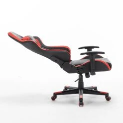 Gamestoel Texas - Zwart / Rood - Gaming Stoel - Bureaustoel 9 Gamestoel Texas - Zwart / Rood - Gaming Stoel - Bureaustoel -Woonmeubelwinkel 1000050258 0103