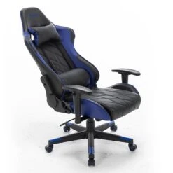 Ocazi Nevada Gaming Stoel - Bureaustoel - Zwart/Blauw -Woonmeubelwinkel 1000050274 0103