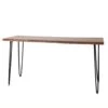 Giga Meubel Bartafel Acaciahout - Naturel - 180x70x92cm - Tafel Edge -Woonmeubelwinkel 1000052064