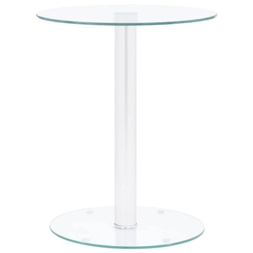 VidaXL Salontafel 40 Cm Gehard Glas Transparant