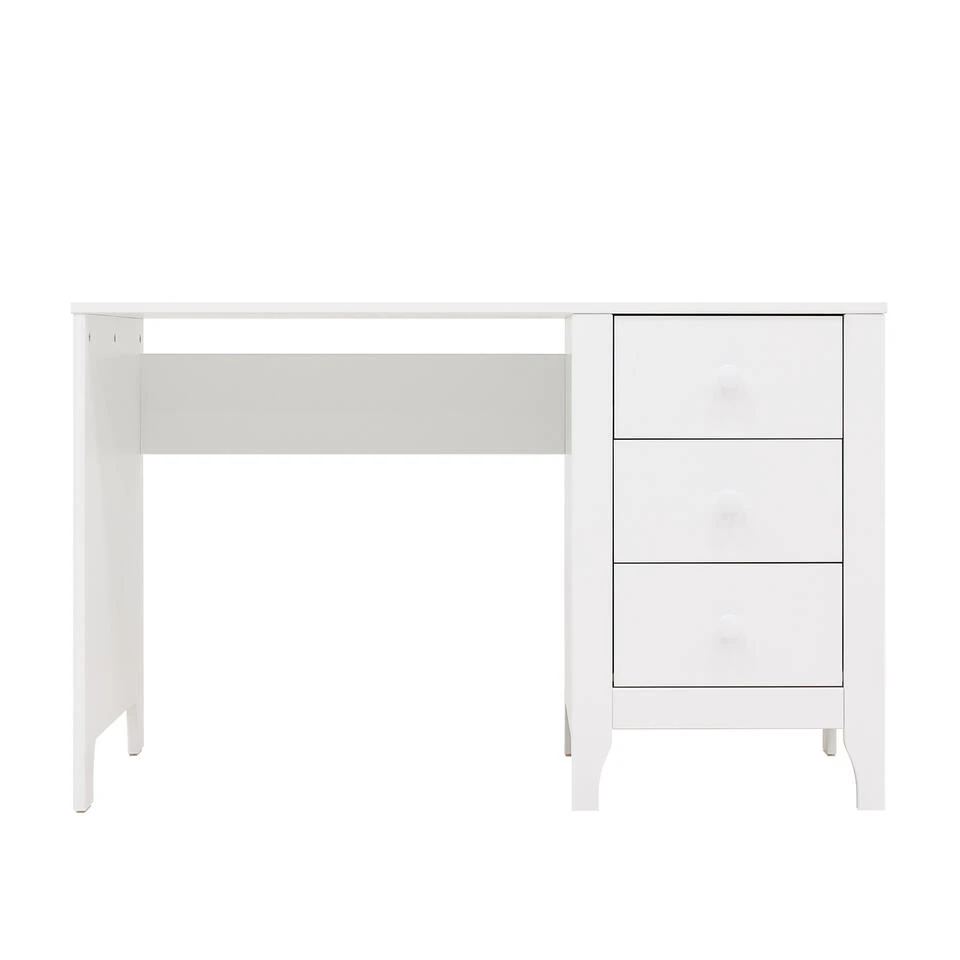 Bopita Evi Bureau Met 3 Laden - Wit 3 Bopita Evi Bureau Met 3 Laden - Wit