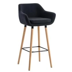 Ocazi Oslo Barkruk - Stof - Zwart