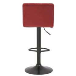 CLP Barkruk Jamie Fluweel Rood -Woonmeubelwinkel 1000055002 0103