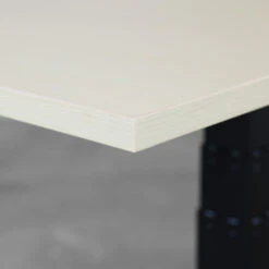 Elektrisch Verstelbaar Duo Bureau - 140x80 Cm - Two Dual Motor - Zwart / Licht -Woonmeubelwinkel 1000056037 0103