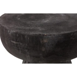 WOOOD Borre Kruk - Hout - Zwart - 40x28x28 -Woonmeubelwinkel 1000057577 0103