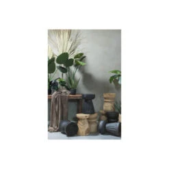 WOOOD Kruk Bikkel - Hout - Naturel - 40x28x28 -Woonmeubelwinkel 1000057578 0103