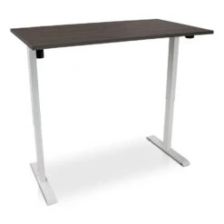 MRC EASY Elektrisch ARBO Zit-sta Bureau - 120x80cm - Wit - Bruin Eiken -Woonmeubelwinkel 1000058404 0102