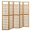 VidaXL Kamerscherm/trellis Met 5 Panelen 201,5x180 Cm Vurenhout -Woonmeubelwinkel 1000059407