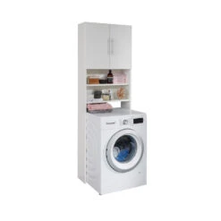 Hioshop Badkamerkast Basix Mdf - Wit -Woonmeubelwinkel 1000062884 0111